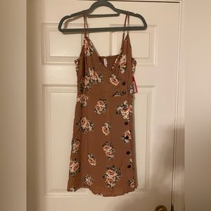 Pink floral sundress